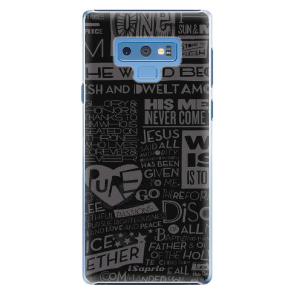 Plastové puzdro iSaprio - Text 01 - Samsung Galaxy Note 9