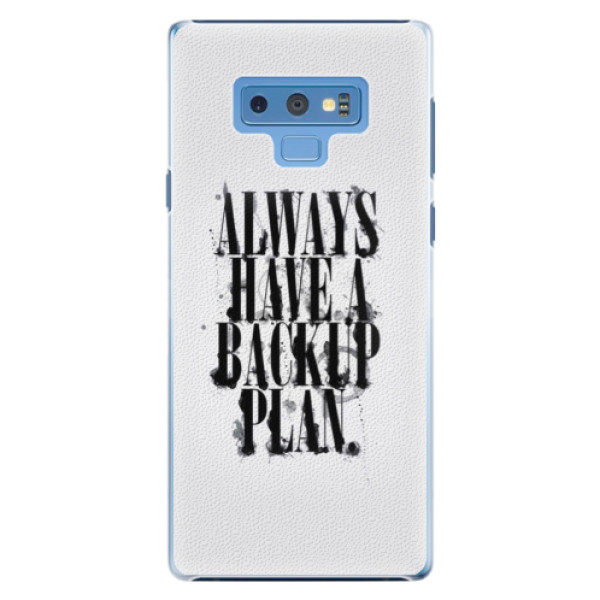 Plastové puzdro iSaprio - Backup Plan - Samsung Galaxy Note 9