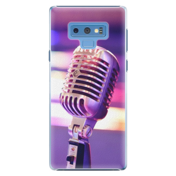 Plastové puzdro iSaprio - Vintage Microphone - Samsung Galaxy Note 9