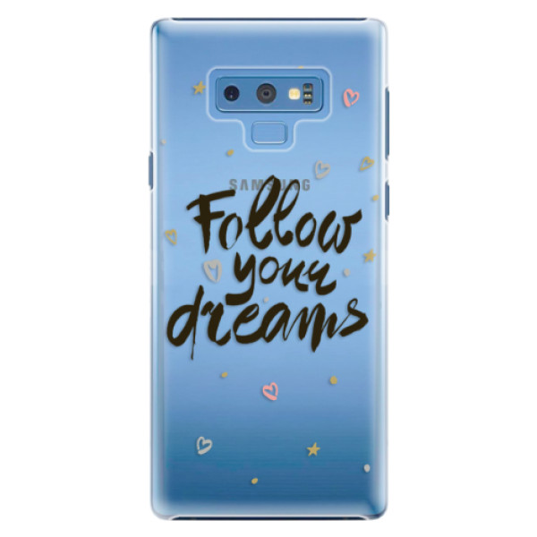 Plastové puzdro iSaprio - Follow Your Dreams - black - Samsung Galaxy Note 9