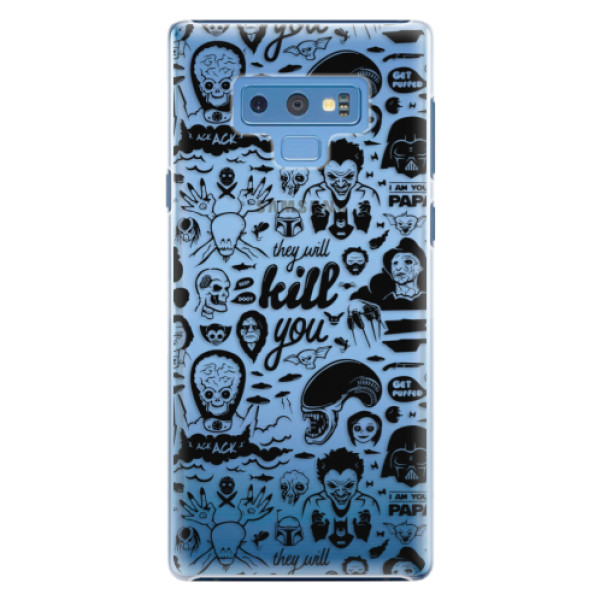 Plastové puzdro iSaprio - Comics 01 - black - Samsung Galaxy Note 9