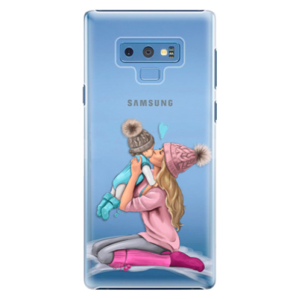 Plastové puzdro iSaprio - Kissing Mom - Blond and Boy - Samsung Galaxy Note 9