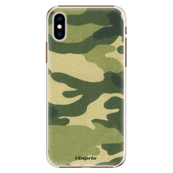 Plastové puzdro iSaprio - Green Camuflage 01 - iPhone XS