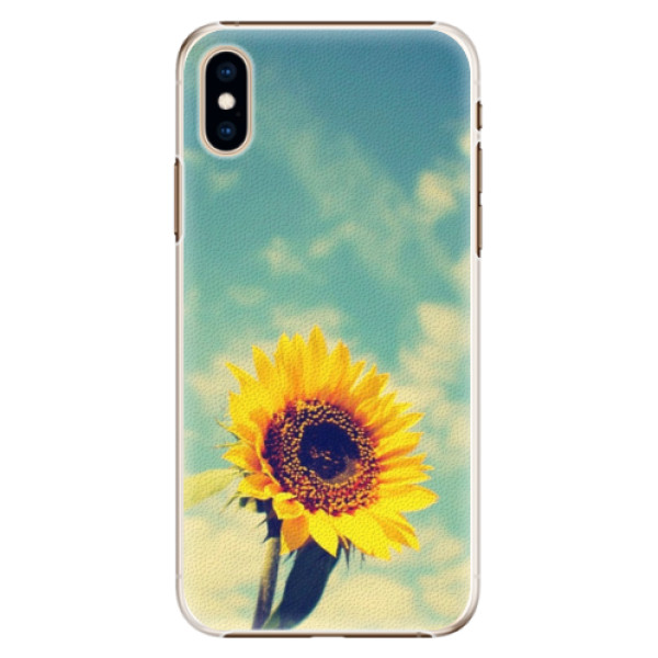 Plastové puzdro iSaprio - Sunflower 01 - iPhone XS