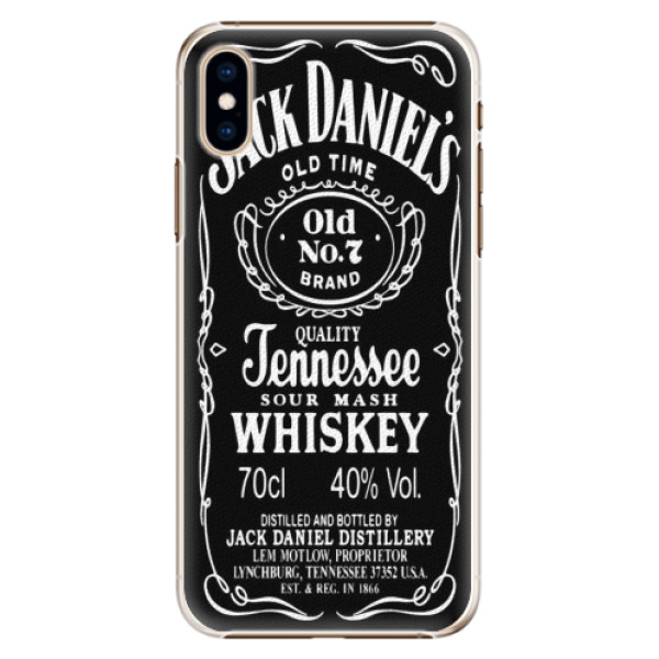 Plastové puzdro iSaprio - Jack Daniels - iPhone XS