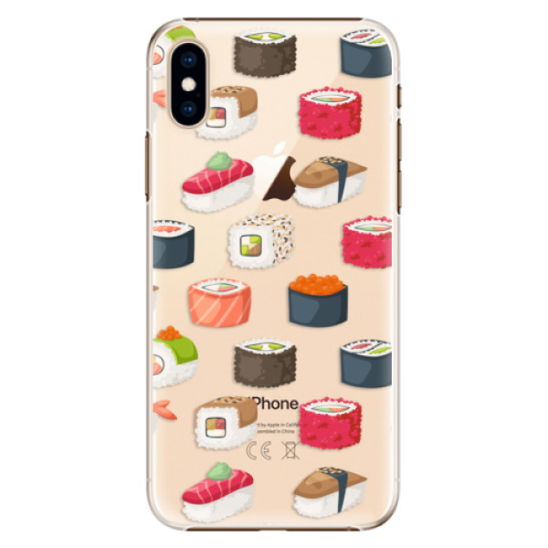 Plastové puzdro iSaprio - Sushi Pattern - iPhone XS