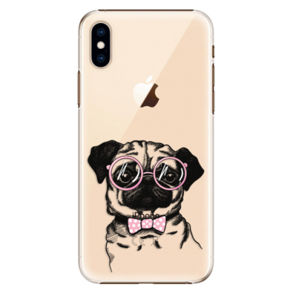 Plastové puzdro iSaprio - The Pug - iPhone XS