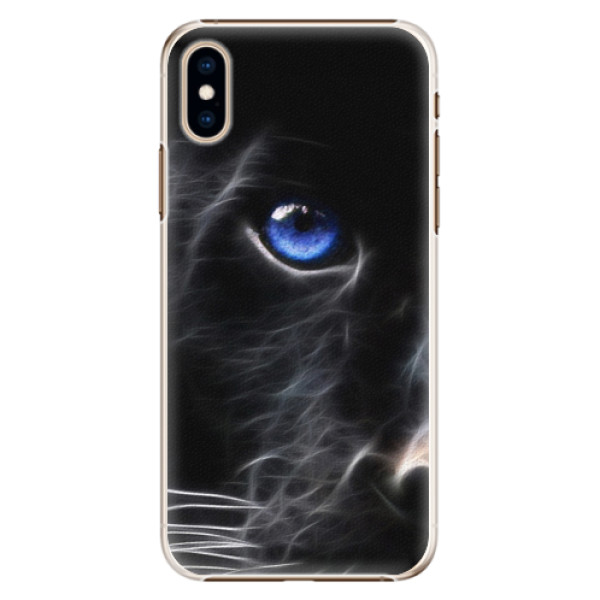 Plastové puzdro iSaprio - Black Puma - iPhone XS