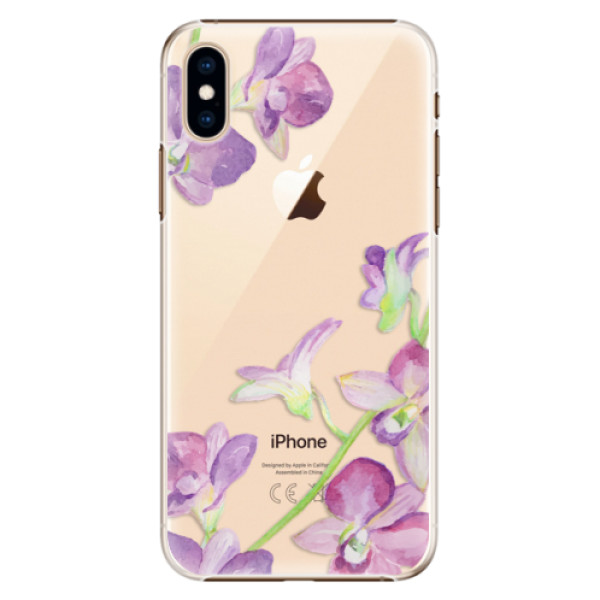 Plastové puzdro iSaprio - Purple Orchid - iPhone XS