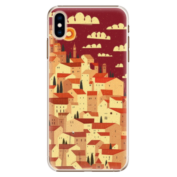 Plastové puzdro iSaprio - Mountain City - iPhone XS Max
