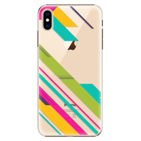 Plastové puzdro iSaprio - Color Stripes 03 - iPhone XS Max