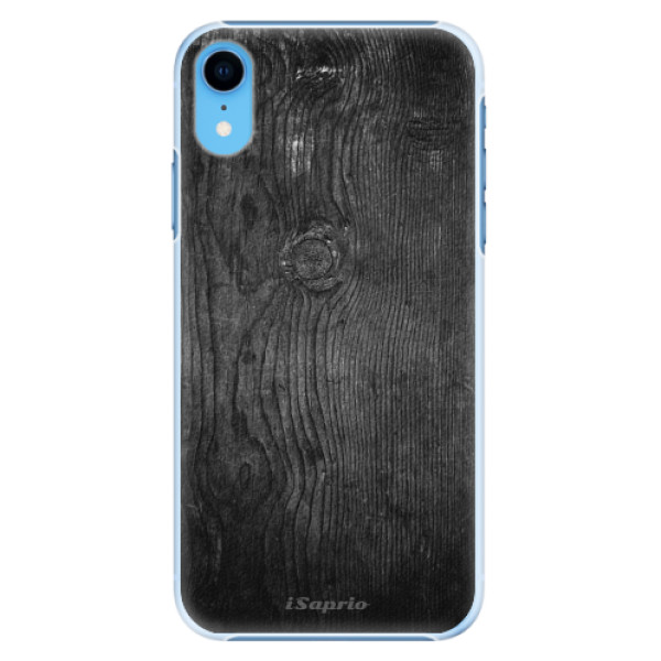 Plastové puzdro iSaprio - Black Wood 13 - iPhone XR