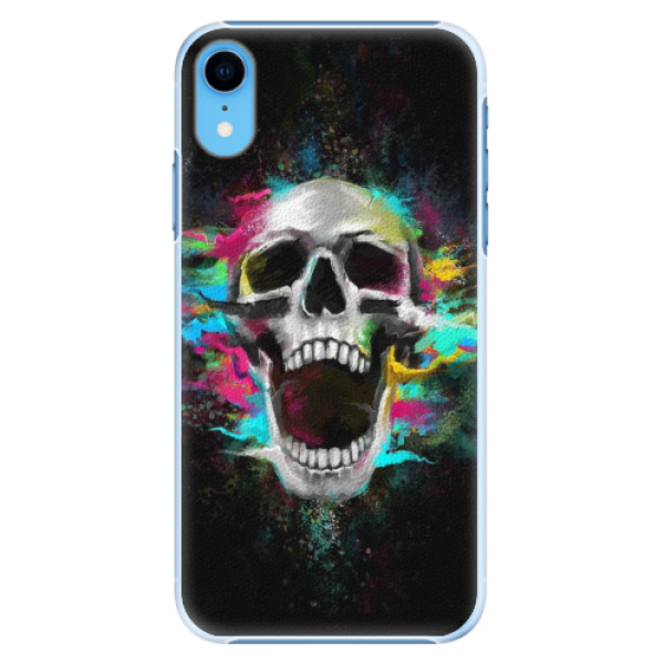 Plastové puzdro iSaprio - Skull in Colors - iPhone XR