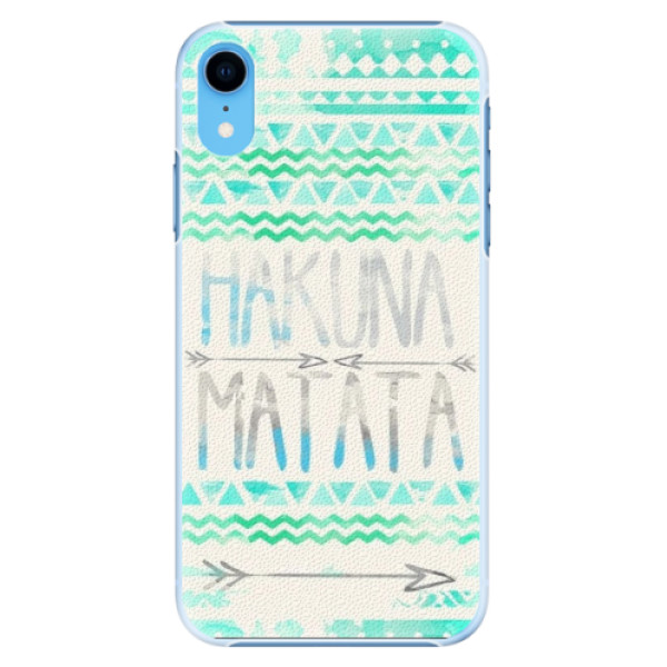 Plastové puzdro iSaprio - Hakuna Matata Green - iPhone XR