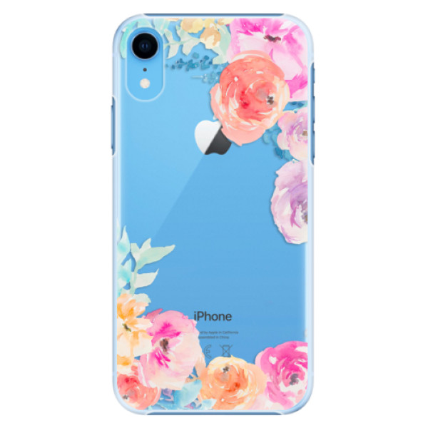 Plastové puzdro iSaprio - Flower Brush - iPhone XR