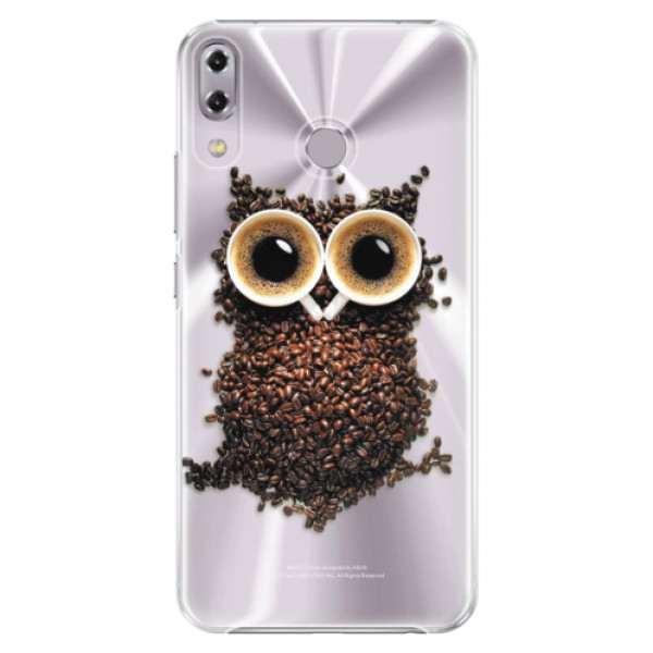 Plastové puzdro iSaprio - Owl And Coffee - Asus ZenFone 5Z ZS620KL