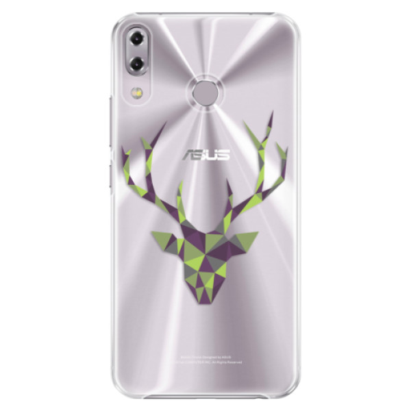 Plastové puzdro iSaprio - Deer Green - Asus ZenFone 5Z ZS620KL