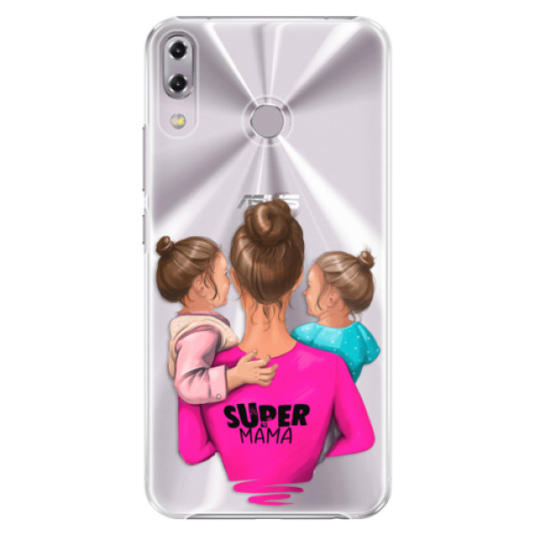 Plastové puzdro iSaprio - Super Mama - Two Girls - Asus ZenFone 5Z ZS620KL