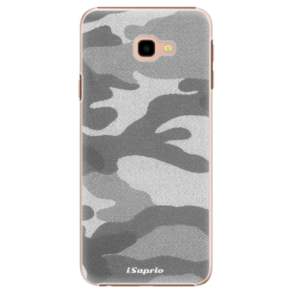 Plastové puzdro iSaprio - Gray Camuflage 02 - Samsung Galaxy J4+