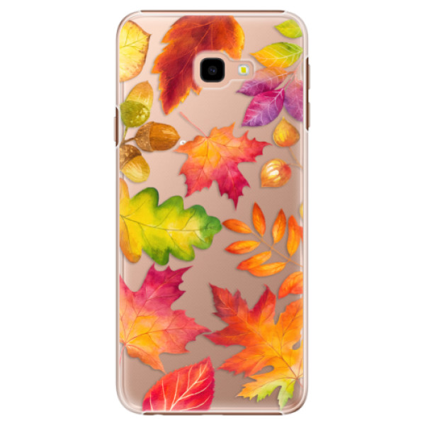 Plastové puzdro iSaprio - Autumn Leaves 01 - Samsung Galaxy J4+