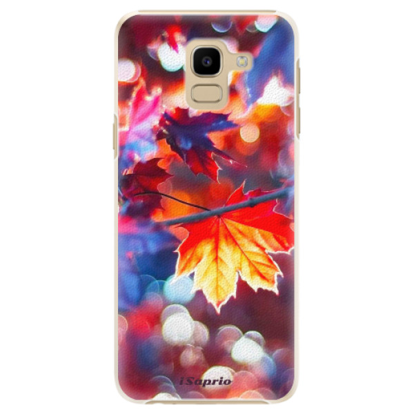 Plastové puzdro iSaprio - Autumn Leaves 02 - Samsung Galaxy J6