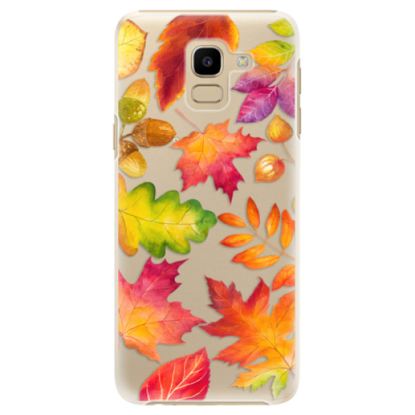 Plastové puzdro iSaprio - Autumn Leaves 01 - Samsung Galaxy J6