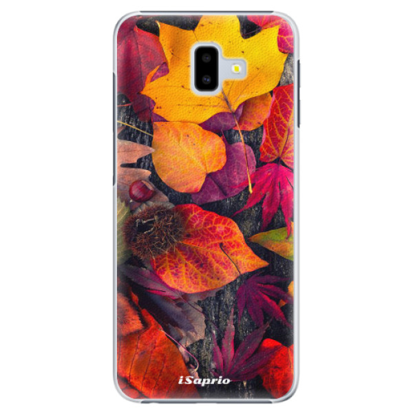 Plastové puzdro iSaprio - Autumn Leaves 03 - Samsung Galaxy J6+