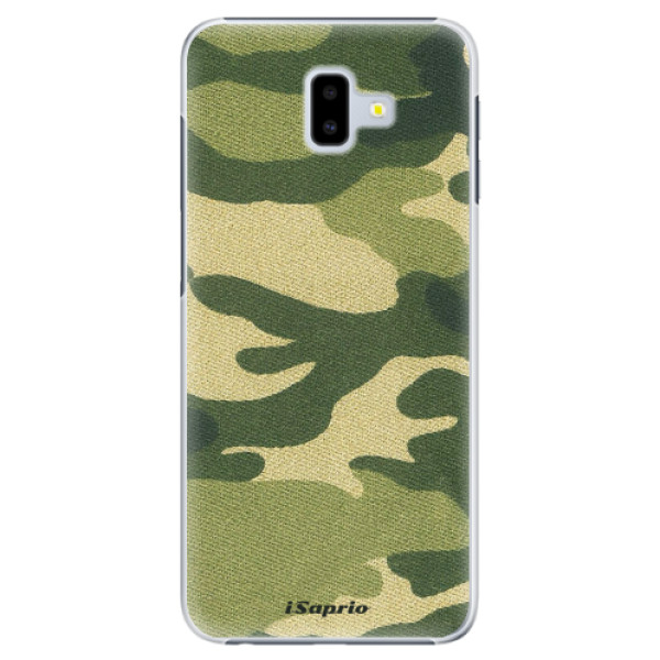 Plastové puzdro iSaprio - Green Camuflage 01 - Samsung Galaxy J6+