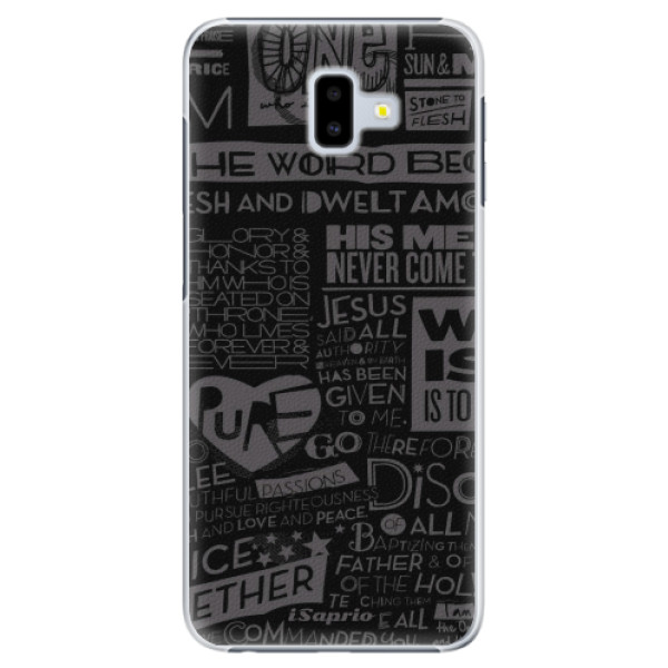Plastové puzdro iSaprio - Text 01 - Samsung Galaxy J6+