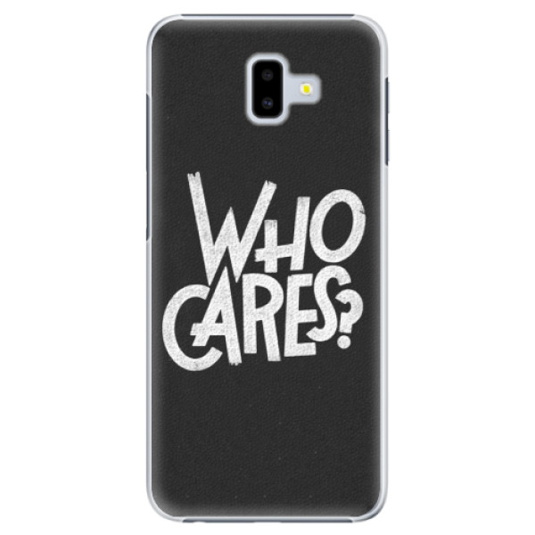 Plastové puzdro iSaprio - Who Cares - Samsung Galaxy J6+