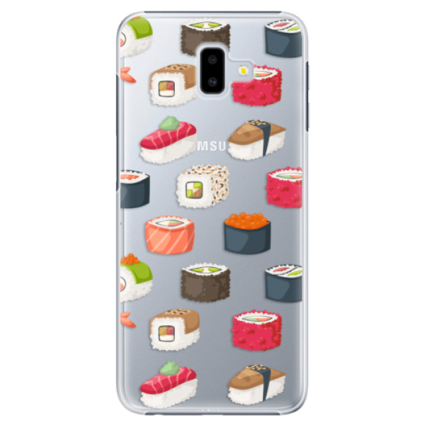 Plastové puzdro iSaprio - Sushi Pattern - Samsung Galaxy J6+