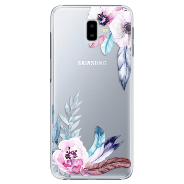 Plastové puzdro iSaprio - Flower Pattern 04 - Samsung Galaxy J6+