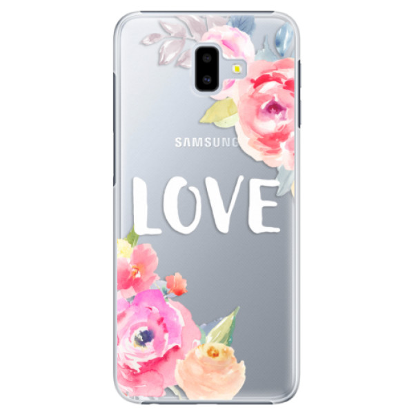 Plastové puzdro iSaprio - Love - Samsung Galaxy J6+