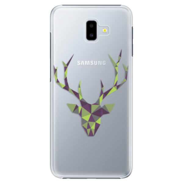 Plastové puzdro iSaprio - Deer Green - Samsung Galaxy J6+