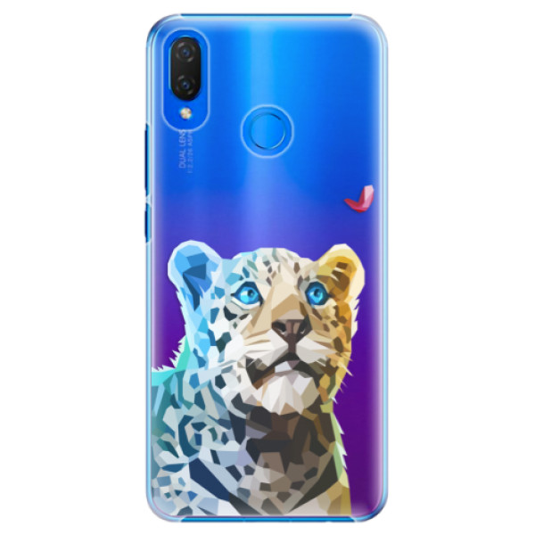 Plastové puzdro iSaprio - Leopard With Butterfly - Huawei Nova 3i