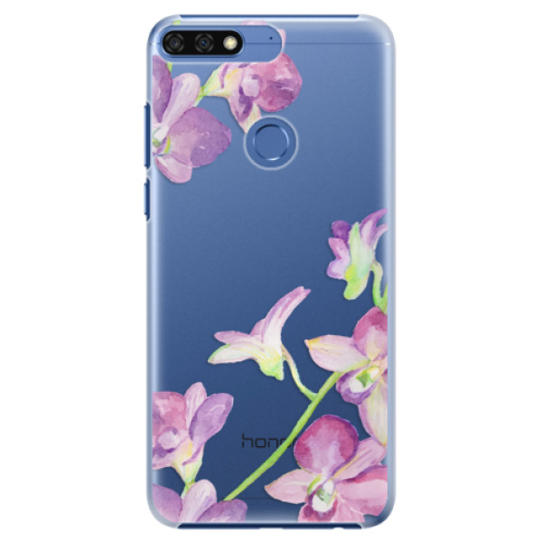 Plastové puzdro iSaprio - Purple Orchid - Huawei Honor 7C