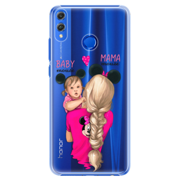 Plastové puzdro iSaprio - Mama Mouse Blond and Girl - Huawei Honor 8X