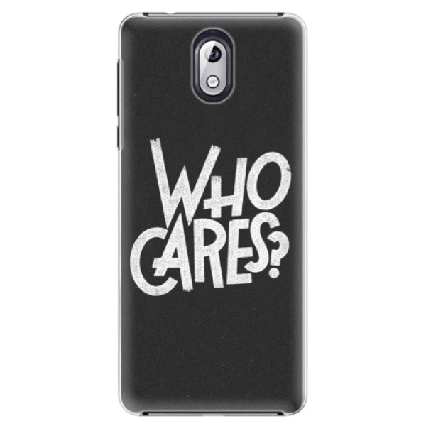 Plastové puzdro iSaprio - Who Cares - Nokia 3.1