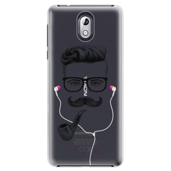 Plastové puzdro iSaprio - Man With Headphones 01 - Nokia 3.1