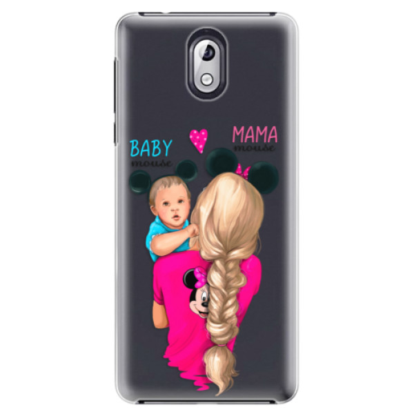 Plastové puzdro iSaprio - Mama Mouse Blonde and Boy - Nokia 3.1