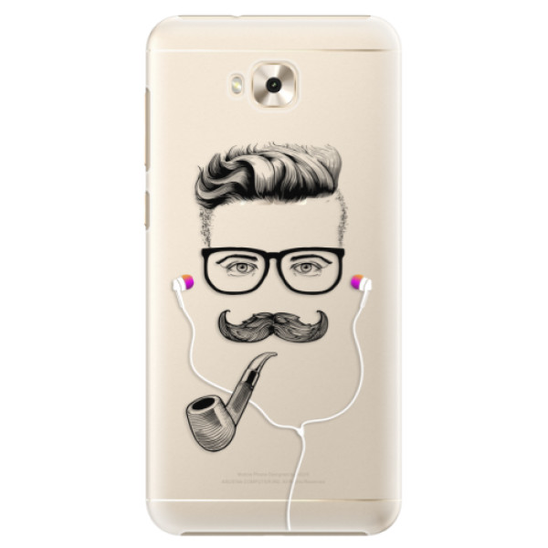 Plastové puzdro iSaprio - Man With Headphones 01 - Asus ZenFone 4 Selfie ZD553KL