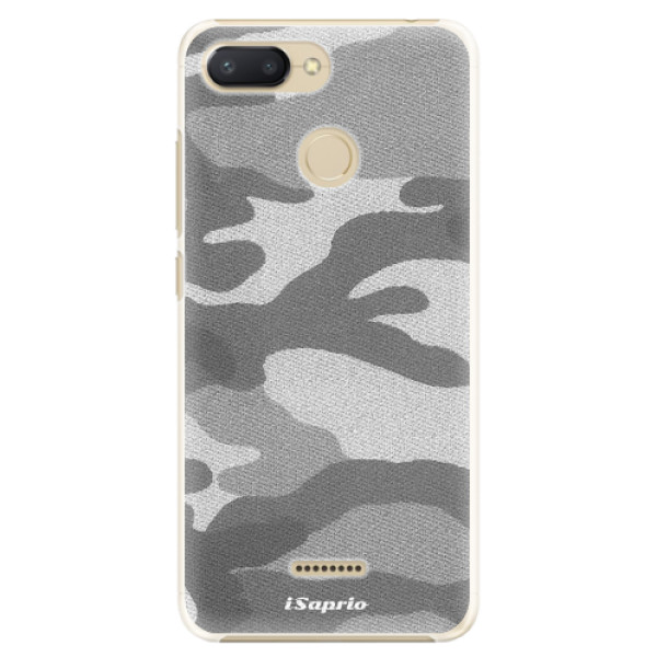 Plastové puzdro iSaprio - Gray Camuflage 02 - Xiaomi Redmi 6