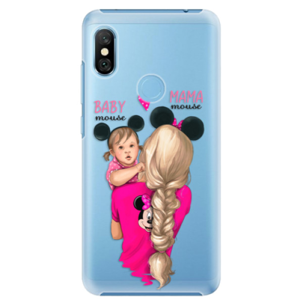 Plastové puzdro iSaprio - Mama Mouse Blond and Girl - Xiaomi Redmi Note 6 Pro