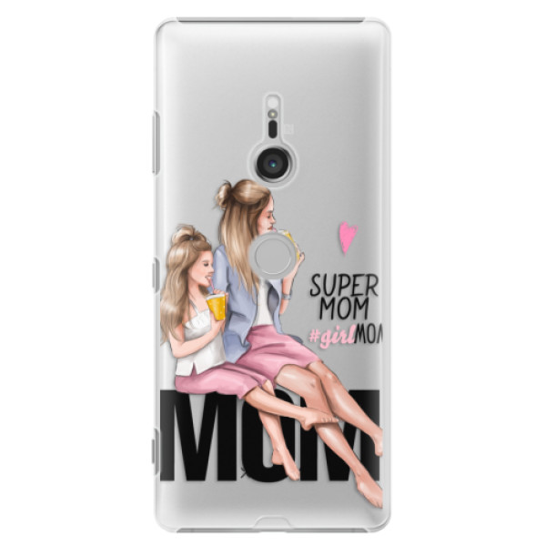 Plastové puzdro iSaprio - Milk Shake - Blond - Sony Xperia XZ3