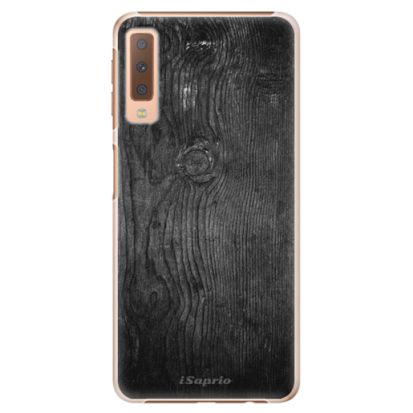 Plastové puzdro iSaprio - Black Wood 13 - Samsung Galaxy A7 (2018)