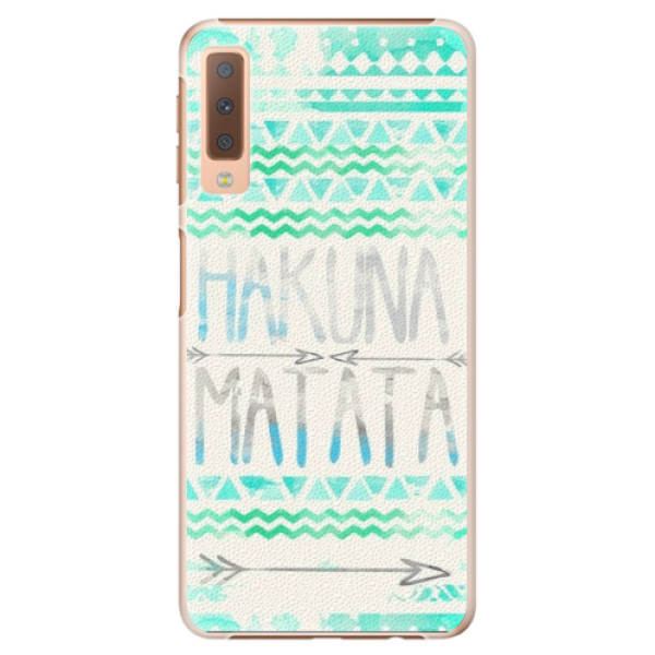 Plastové puzdro iSaprio - Hakuna Matata Green - Samsung Galaxy A7 (2018)