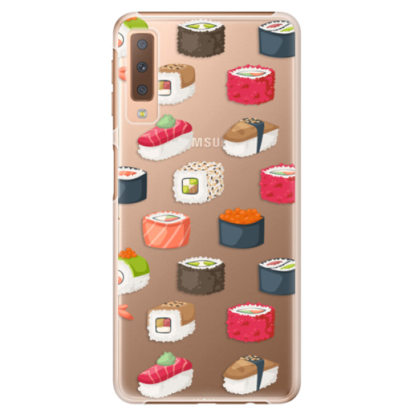 Plastové puzdro iSaprio - Sushi Pattern - Samsung Galaxy A7 (2018)