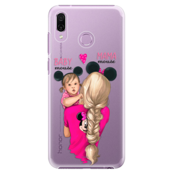 Plastové puzdro iSaprio - Mama Mouse Blond and Girl - Huawei Honor Play