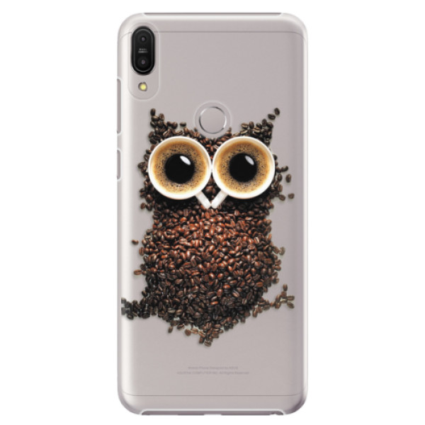 Plastové puzdro iSaprio - Owl And Coffee - Asus Zenfone Max Pro ZB602KL