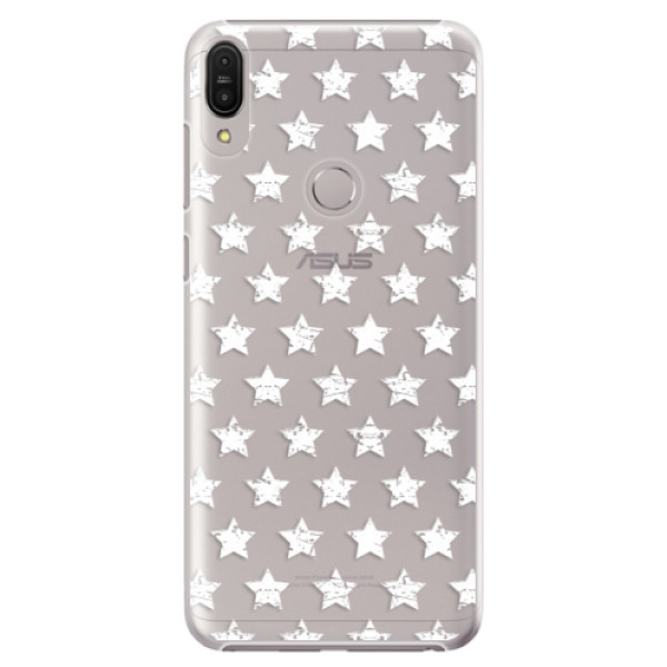 Plastové puzdro iSaprio - Stars Pattern - white - Asus Zenfone Max Pro ZB602KL